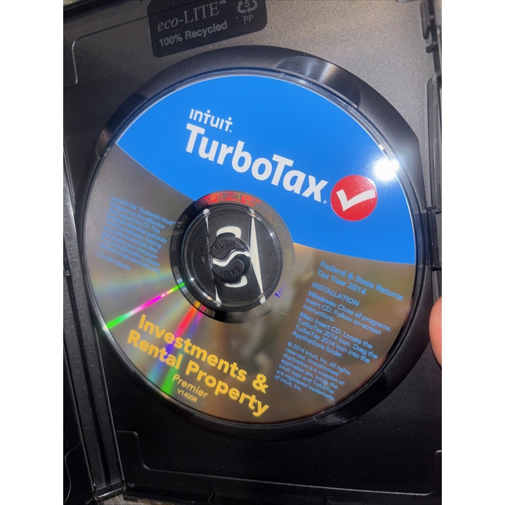 TurboTax Premier Investments & Rental Property, Federal & State 2014w/Code used - Picture 3 of 4
